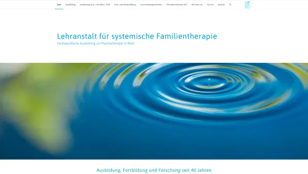 Website Screenshot: lasf Lehranstalt für systemische Familientherapie der Erzdiözese Wien für Berufstätige - Lehranstalt für systemische Familientherapie - la:sf - Date: 2023-06-23 12:05:34