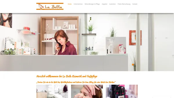 Website Screenshot: La Bella  Kosmetik und Fußpflege - La Bella Kosmetik - Date: 2023-06-23 12:05:34