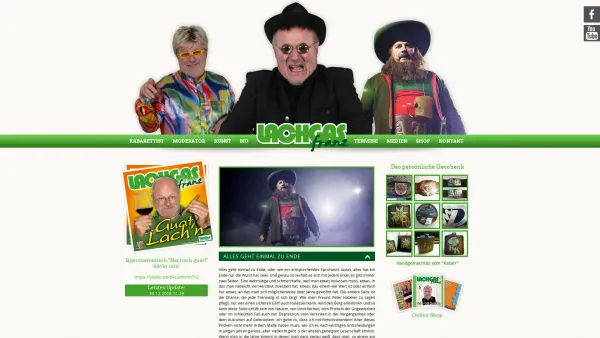 Website Screenshot: Lachgas Cabaret aus Tirol - Kabarettist & Künstler Lachgas "Kaiser" Franz - Lachgas Franz - Kaiser Franz Künstler - Date: 2023-06-23 12:05:34