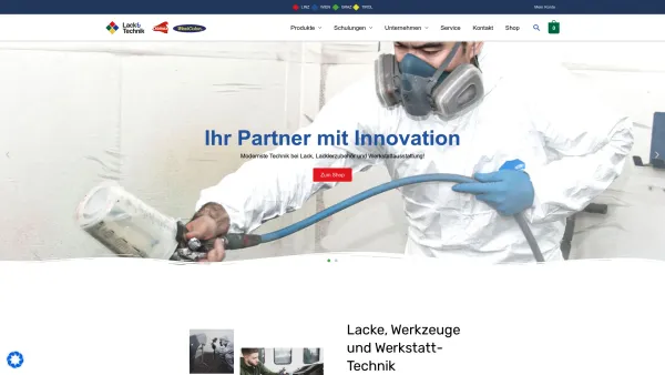Website Screenshot: LACK TECHNIK Graz Vertriebs GmbH - Home - Lack & Technik - Date: 2023-06-14 10:37:04