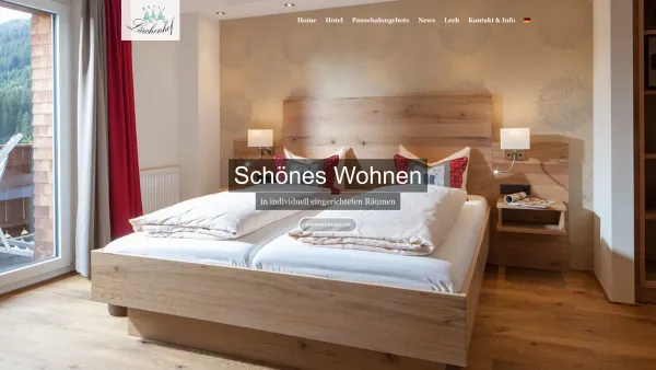 Website Screenshot: Hotel Lärchenhof Lech am Arlberg - Sommerurlaub Hotel in Lech am Arlberg - Hotel Lärchenhof - Date: 2023-06-23 12:05:37