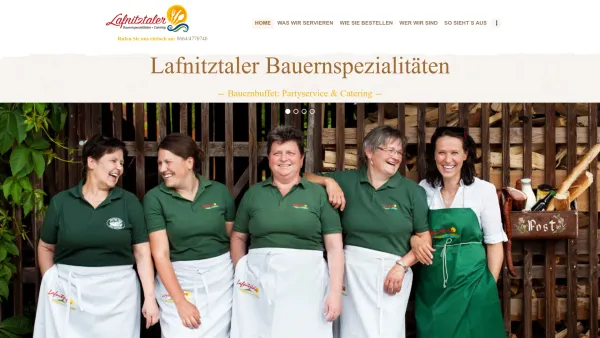 Website Screenshot: LAFNITZTALER Bauernspezialitäten - Lafnitztaler Bauernspezialitäten – Lafnitztaler Bauernbuffet & Partyservice - Date: 2023-06-15 16:02:34