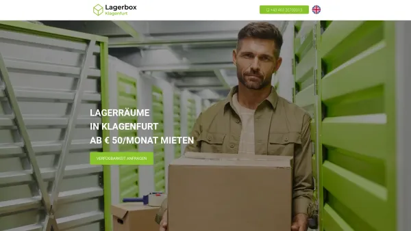 Website Screenshot: Lagerbox Klagenfurt Self Storage Klagenfurt - Lagerraum in Klagenfurt günstig mieten ?? Nur noch 2 verfügbar - Date: 2023-06-15 16:02:34