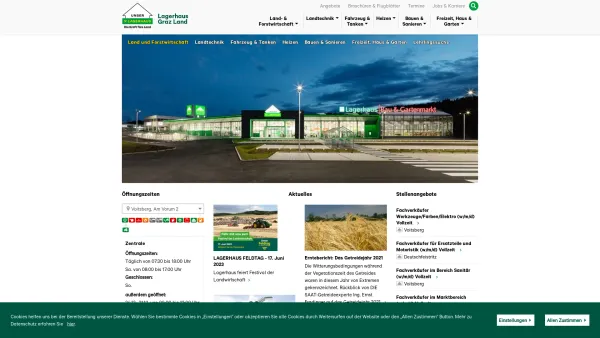 Website Screenshot: Lagerhaus Graz Land - Startseite | Lagerhaus Graz Land - Date: 2023-06-14 10:41:26