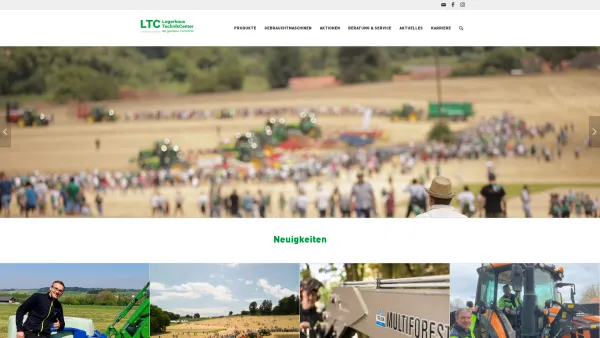 Website Screenshot: Lagerhaus Technik-Center GmbH Co LTC - - LTC - Lagerhaus TechnikCenter - Date: 2023-06-23 12:05:37