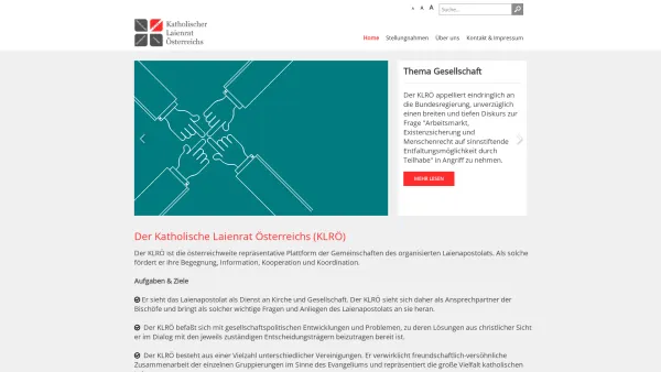 Website Screenshot: Katholische Aktion Herzlich - laienrat.at | Website des Katholischen Laienrats Österreichs (KLRÖ) - Date: 2023-06-15 16:02:34