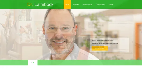 Website Screenshot: Dr. Thomas Laimböck Internist - Dr. Thomas Laimböck - Date: 2023-06-15 16:02:34