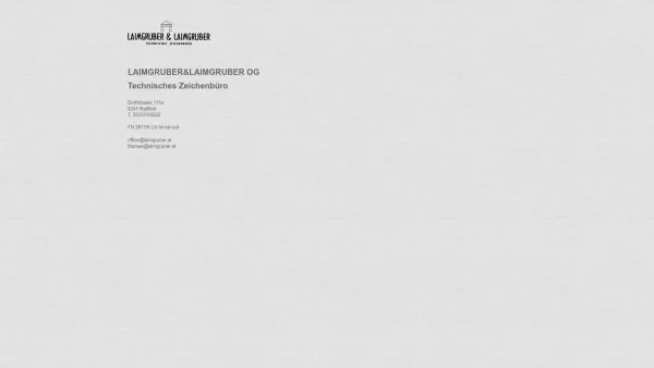 Website Screenshot: DOMO LAIMGRUBER DNL - Laimgruber&Laimgruber OG . Technisches Zeichenbüro - Date: 2023-06-15 16:02:34