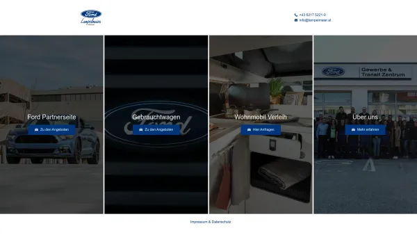 Website Screenshot: Max Lampelmaier Autohaus Ford Lampelmaier Fordhändler Mattsee Autohaus [Übersicht] - Ford Lampelmaier - Ford Lampelmaier - Date: 2023-06-23 12:05:40