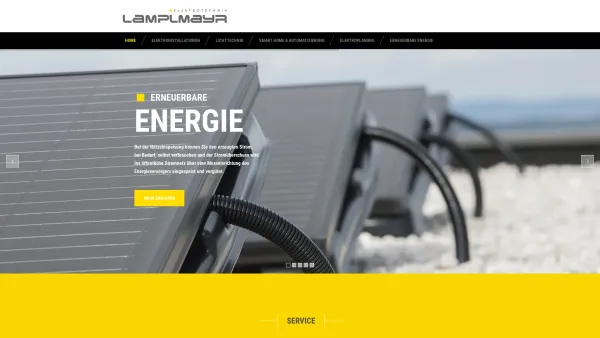 Website Screenshot: Elektro Lamplmayr - Lamplmayr Elektrotechnik GmbH - Date: 2023-06-14 10:41:26
