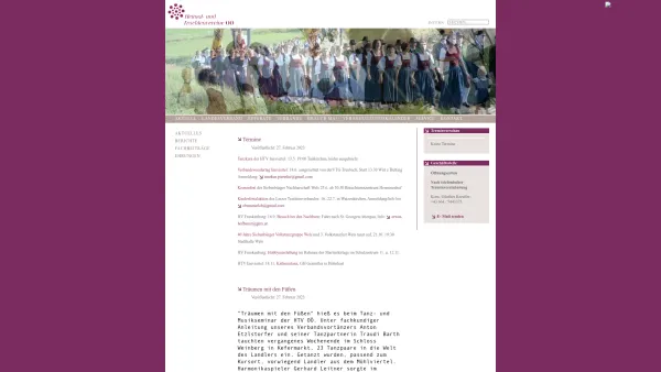 Website Screenshot: Landesverband-der-Heimat-und-Trachtenvereine-Ooe - Aktuell - Date: 2023-06-23 12:05:40