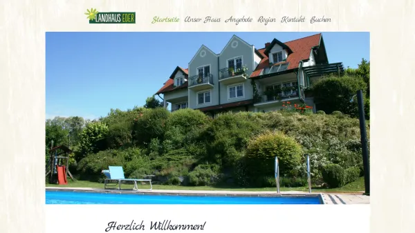 Website Screenshot: Landhaus Eder - Landhaus Eder – Herzlich Willkommen - Date: 2023-06-23 12:05:40