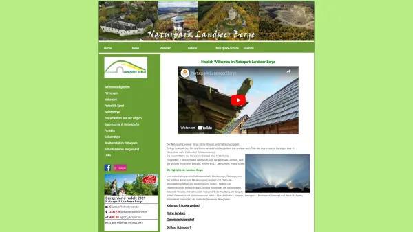 Website Screenshot: Naturpark Buchenberg - Naturpark Landseer Berge - Date: 2023-06-23 12:05:43