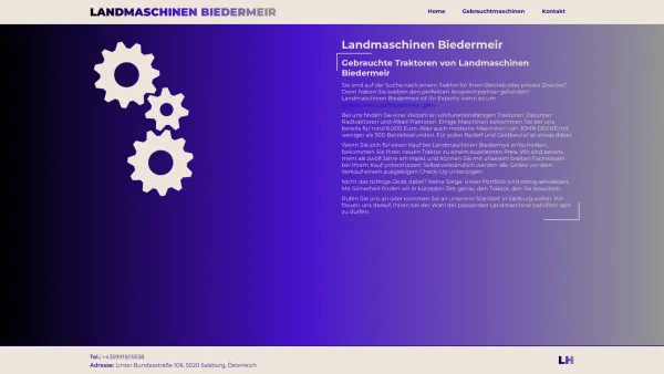 Website Screenshot: HG Landtechnik Hösl - Gebrauchte Traktoren in Osterreich - Landmaschinen Biedermeir - Date: 2023-06-23 12:05:43