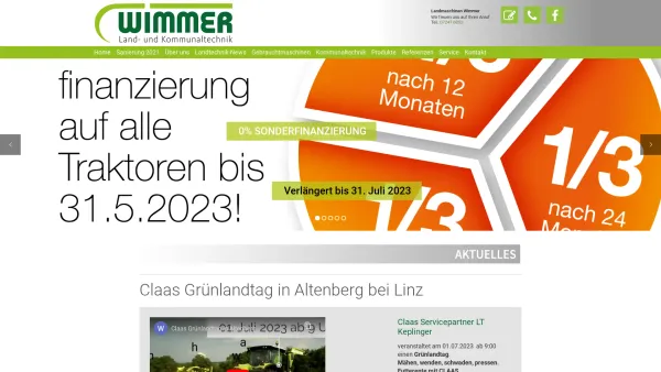 Website Screenshot: Johann landtechnik.cc - Landtechnik.cc - Wimmer - Date: 2023-06-23 12:05:43