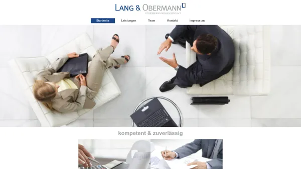 Website Screenshot: LANG OBERMANN Steuerberatungsgesellschaft mbH - Lang & Obermann Steuerberatungsgesellschaft mbH - Startseite - Date: 2023-06-14 10:41:27