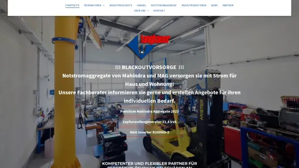 Website Screenshot: Langbauer-Motoren GesmbH - Langbauer GmbH & Co KG aus Feldkirchen bei Graz - Date: 2023-06-14 10:41:27