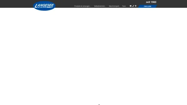 Website Screenshot: Hans Langesee Ges. m. b. H. - Langesee - Langesee GmbH / CNC Technik / Zell im Zillertal - Date: 2023-06-23 12:05:43