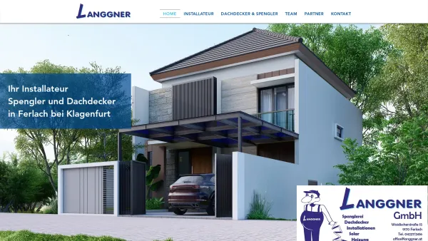 Website Screenshot: Langgner GmbH - Installateur Klagenfurt | Langgner Gmbh | Ferlach - Date: 2023-06-23 12:05:43