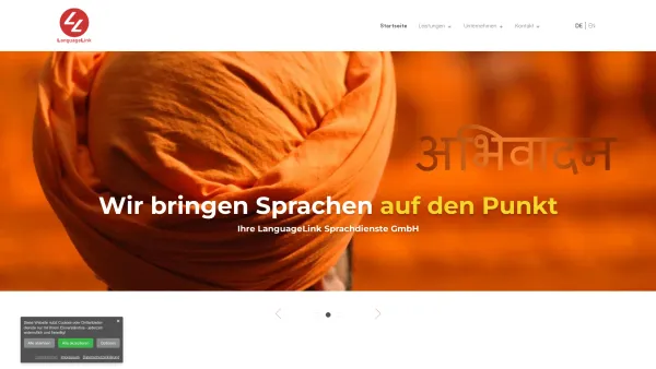 Website Screenshot: bei LanguageLink! - Professionelle Übersetzungen in Wien | Ihr Übersetzungsbüro - Date: 2023-06-23 12:05:43