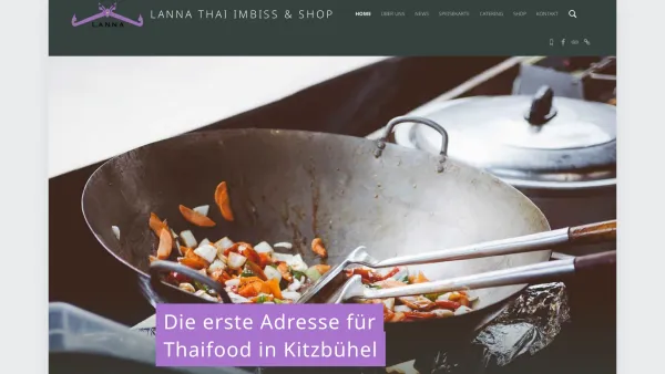 Website Screenshot: LANNA Thai Imbiss & Shop KITZBÜHEL - Homepage - Lanna Thai Imbiss & Shop - Date: 2023-06-23 12:05:43