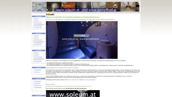 Website Screenshot: Lars Bambussen Design - Gelbett,Dampfbad,Dampfbadhersteller,Dampfbadbau für ganz Österreich - Date: 2023-06-23 12:05:46