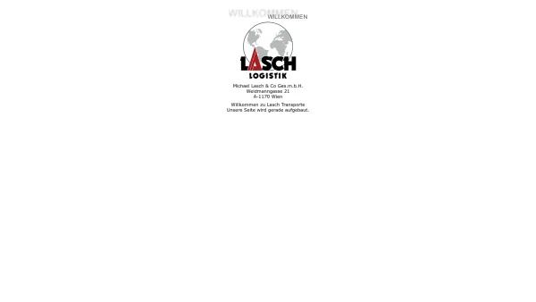Website Screenshot: Michael Lasch Co. Gesellschaft Lasch Transporte - Neue Seite 1 - Date: 2023-06-23 12:05:46