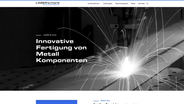 Website Screenshot: LASER & more, Edelstahl Komponentenfertigung GmbH - LASER & more : Laserschweißen & Metallbearbeitung - Date: 2023-06-15 16:02:34