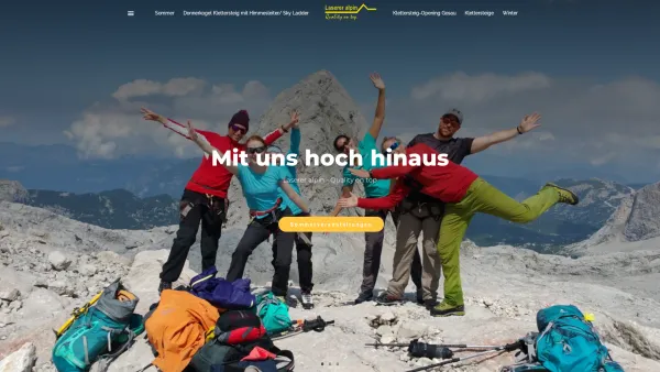 Website Screenshot: Laserer alpin OG - Laserer-alpin - Skireisen, Bergsteigen, Trekking - Date: 2023-06-23 12:05:46