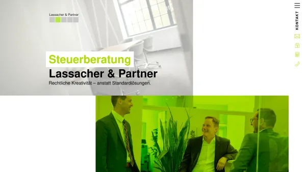 Website Screenshot: Lassacher - Home - Lassacher & Partner Steuerberatungs GmbH - Date: 2023-06-23 12:05:46