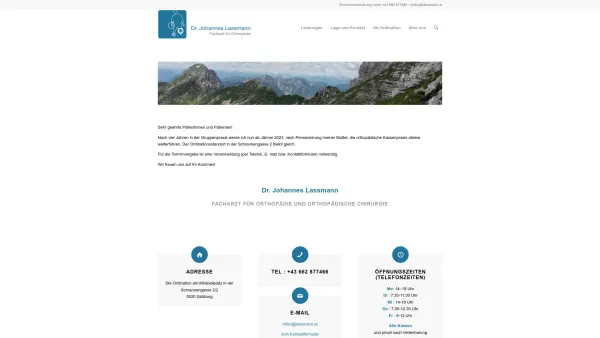 Website Screenshot: Datakom Austria www.lassmann.at - Startseite - Dr. Johannes Lassmann - Date: 2023-06-23 12:05:46