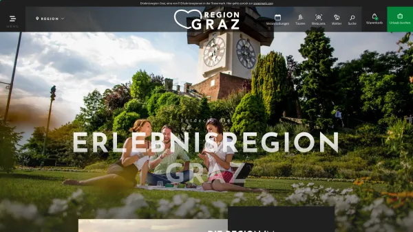 Website Screenshot: Tourismusverband Kurverwaltung Kurort TV-Lassnitzhoehe - Von Stadt auf Land in 10 Minuten | Erlebnisregion Graz - Date: 2023-06-23 12:05:46