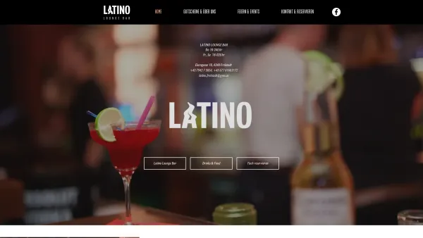 Website Screenshot: Latino Mexican Bar - HOME | latinoloungebar - Date: 2023-06-23 12:05:46