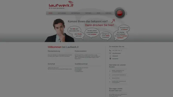Website Screenshot: laufwerk.it - laufwerk.it - IT is our Business - Home - Date: 2023-06-23 12:05:46