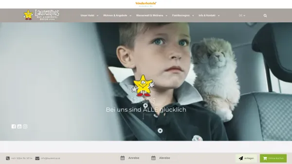 Website Screenshot: Hotel St. Laurentius**** - Baby- & Kinderhotel Laurentius, Familienhotel in Fiss | Tirol | Österreich - Date: 2023-06-23 12:05:46