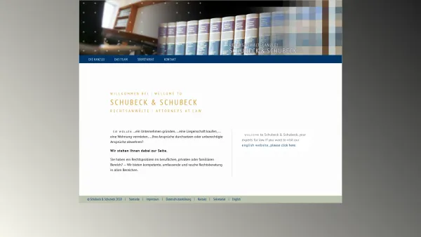 Website Screenshot: Rechtsanwaltskanzlei Schubeck & Schubeck - Schubeck & Schubeck - Rechtsanwälte - Date: 2023-06-15 16:02:34