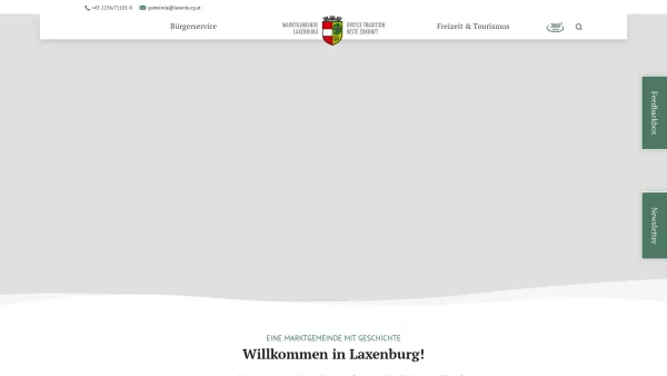Website Screenshot: Gemeindeamt d Marktgemeinde www.laxenburg.at die Kaiserresidenz Süden Wiens lädt zum Besuch! - Willkommen in Laxenburg - Marktgemeinde Laxenburg - Date: 2023-06-23 12:05:49