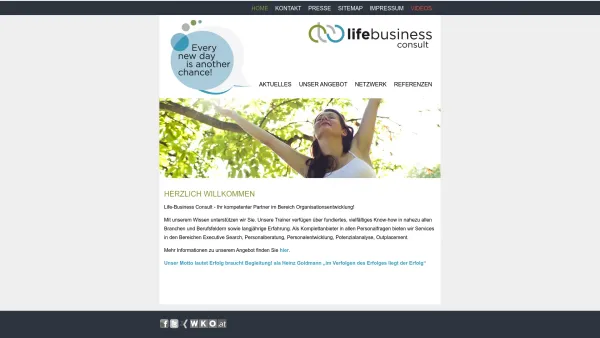 Website Screenshot: Life & Business Coaching - lbconsult.at - Date: 2023-06-23 12:05:49