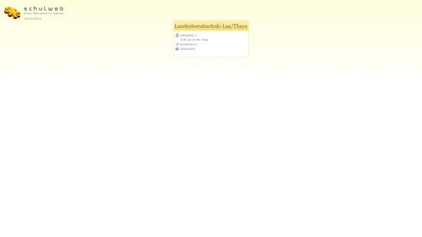 Website Screenshot: Landesberufsschule Laa a. d. Thaya - Landesberufsschule Laa/Thaya - Date: 2023-06-23 12:05:49