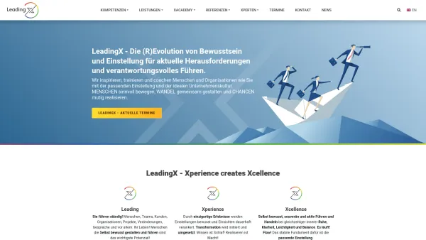 Website Screenshot: LeadingX Xperience creates Xcellence - LeadingX - Xperience creates Xcellence • Einstellung und Bewusstsein - LeadingX - Date: 2023-06-26 10:26:30