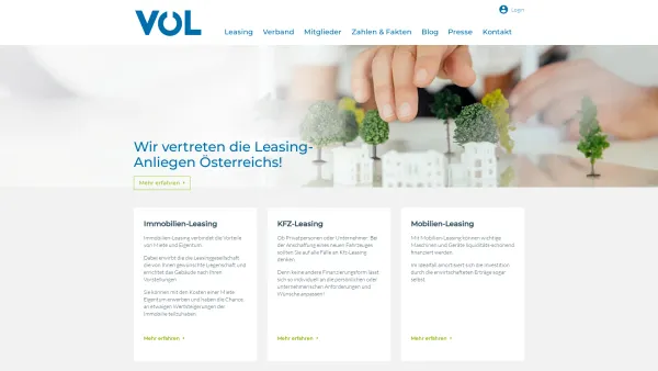 Website Screenshot: Verband Österreichischer Leasing Gesellschaften - Verband Österreichischer Leasing-Gesellschaften - Date: 2023-06-23 12:05:49