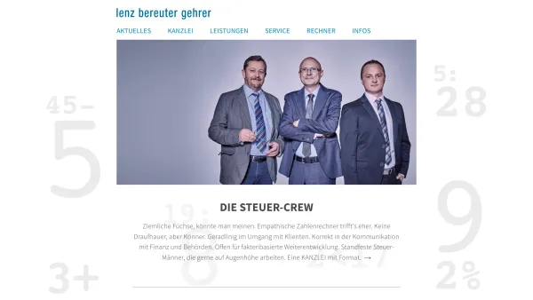 Website Screenshot: lenz bereuter gehrer - Steuerberater in Dornbirn & Hard | Lenz, Bereuter, Gehrer - Date: 2023-06-23 12:05:49