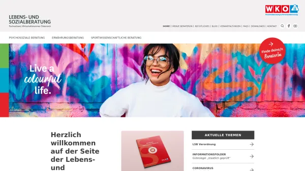 Website Screenshot: Riplitsch Elisabeth Die Lebens und Sozialberater Österreich offizielle - Startseite | Lebensberater - Date: 2023-06-23 12:05:49