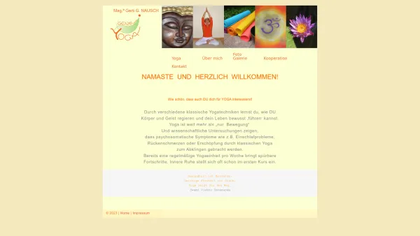 Website Screenshot: Lebens und Sozialberatung Mag. Gerti Nausch PRAXIS GENAU - Date: 2023-06-23 12:05:49