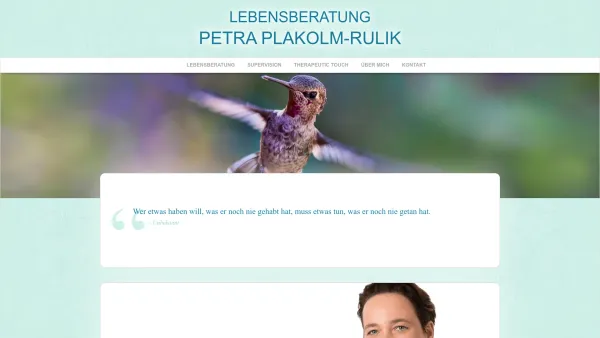 Website Screenshot: Petra Rulik Sozial und Lebensberatung Therapeutic Touch - Home - Lebensberatung Rulik - Date: 2023-06-14 10:43:27