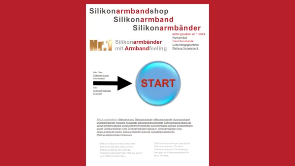 Website Screenshot: Lebensfeuer - Silikonarmbandshop Silikonarmband Silikonarmbänder - Date: 2023-06-15 16:02:34