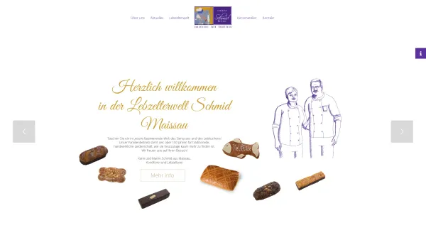 Website Screenshot: Cafe Konditorei Schmid Gesellschaft Konditorei Cafè SCHMID - Schmid | Lebkuchen - Date: 2023-06-23 12:05:52