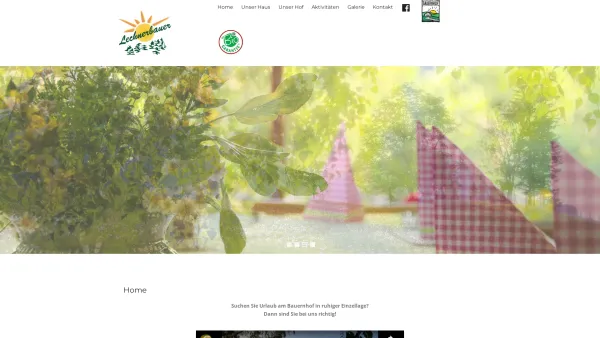 Website Screenshot: Gasthaus Lechnerbauer - Lechnerbauer – Entspannung und Sommerfrische - Date: 2023-06-23 12:05:52
