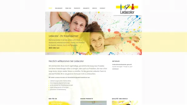 Website Screenshot: Ledacolor GmbH - Start - www.ledacolor.at - Date: 2023-06-23 12:05:52