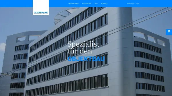 Website Screenshot: Lederbauer Fenster und Türen GmbH - Lederbauer - HAIDL - Date: 2023-06-14 10:43:27